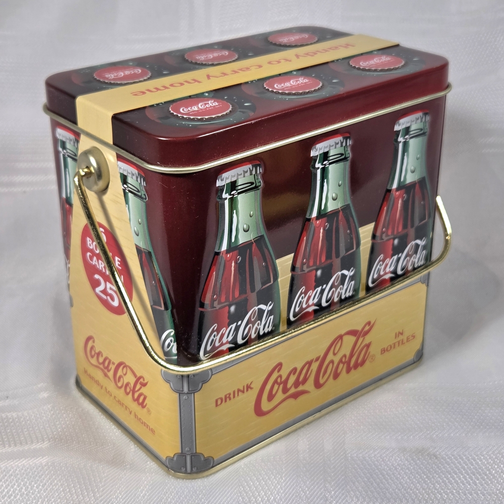 THE TIN BOX COMPANY - COCA COLA TIN - 6 BOTTLE CARTON